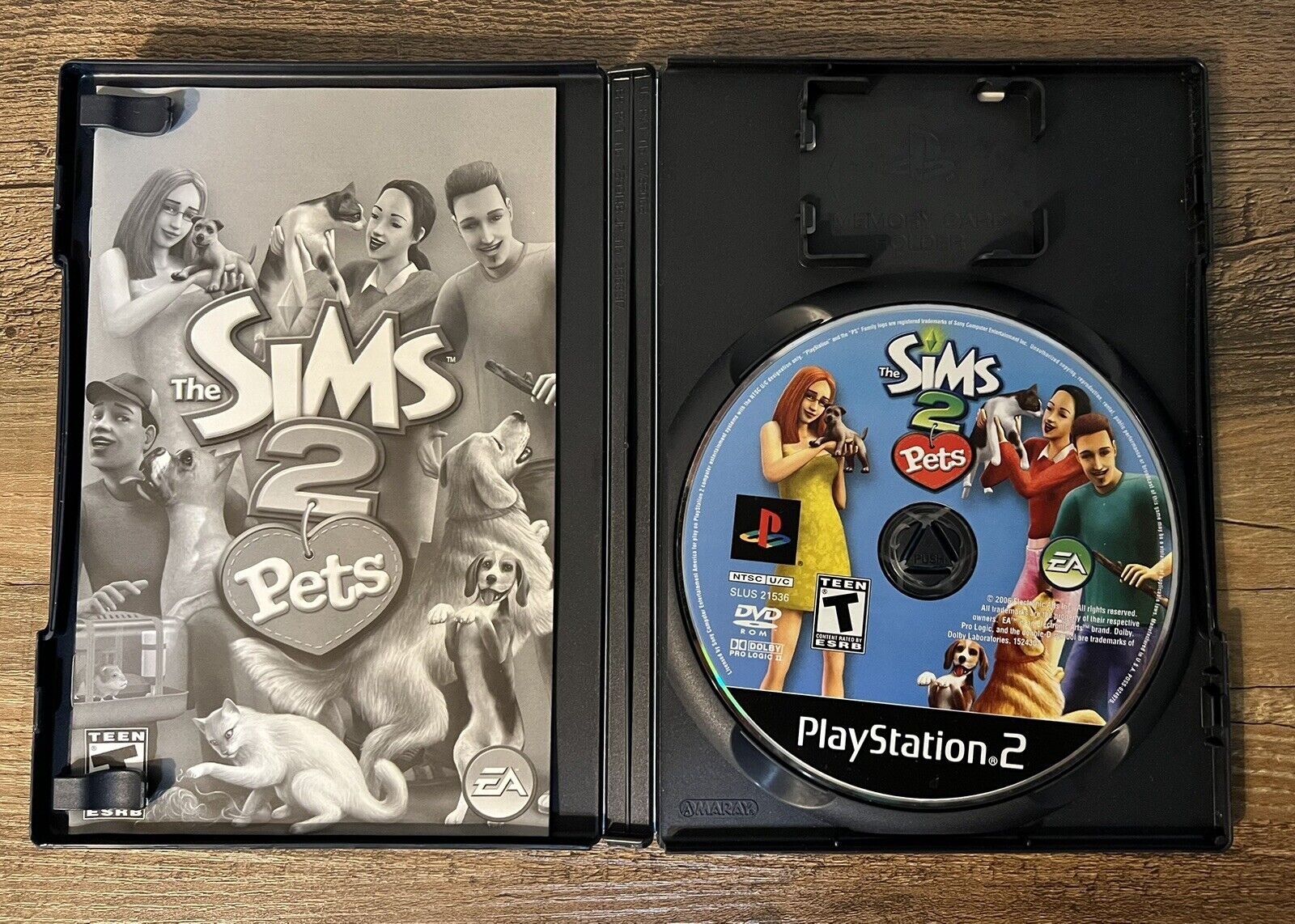 The Sims 2: Pets PS2 (Sony PlayStation 2, 2006) Complete TESTED