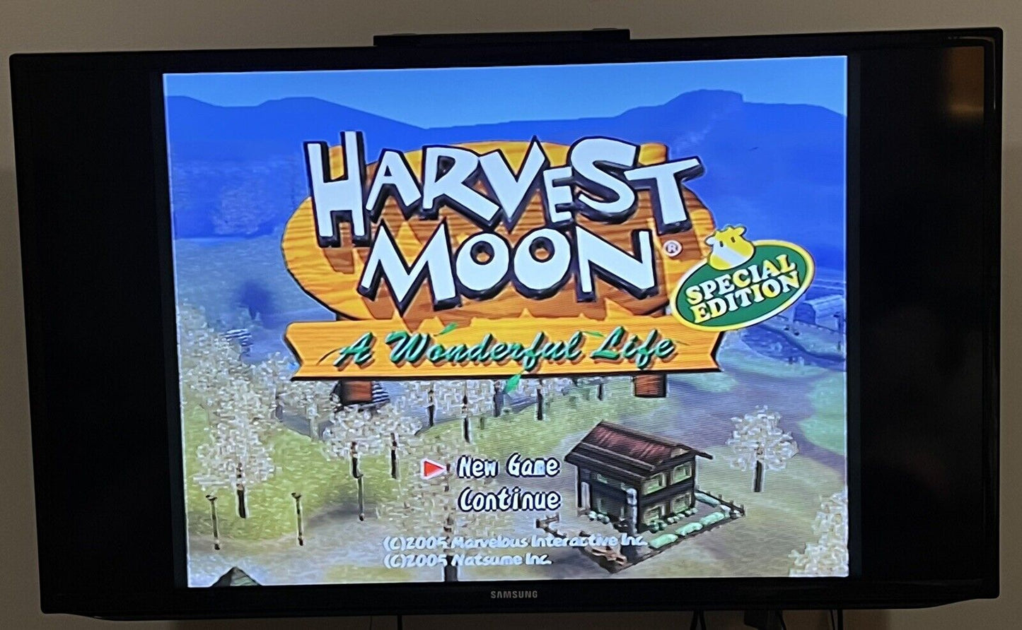 Harvest Moon A Wonderful Life Special Edition PS2 Includes Game Case & Book