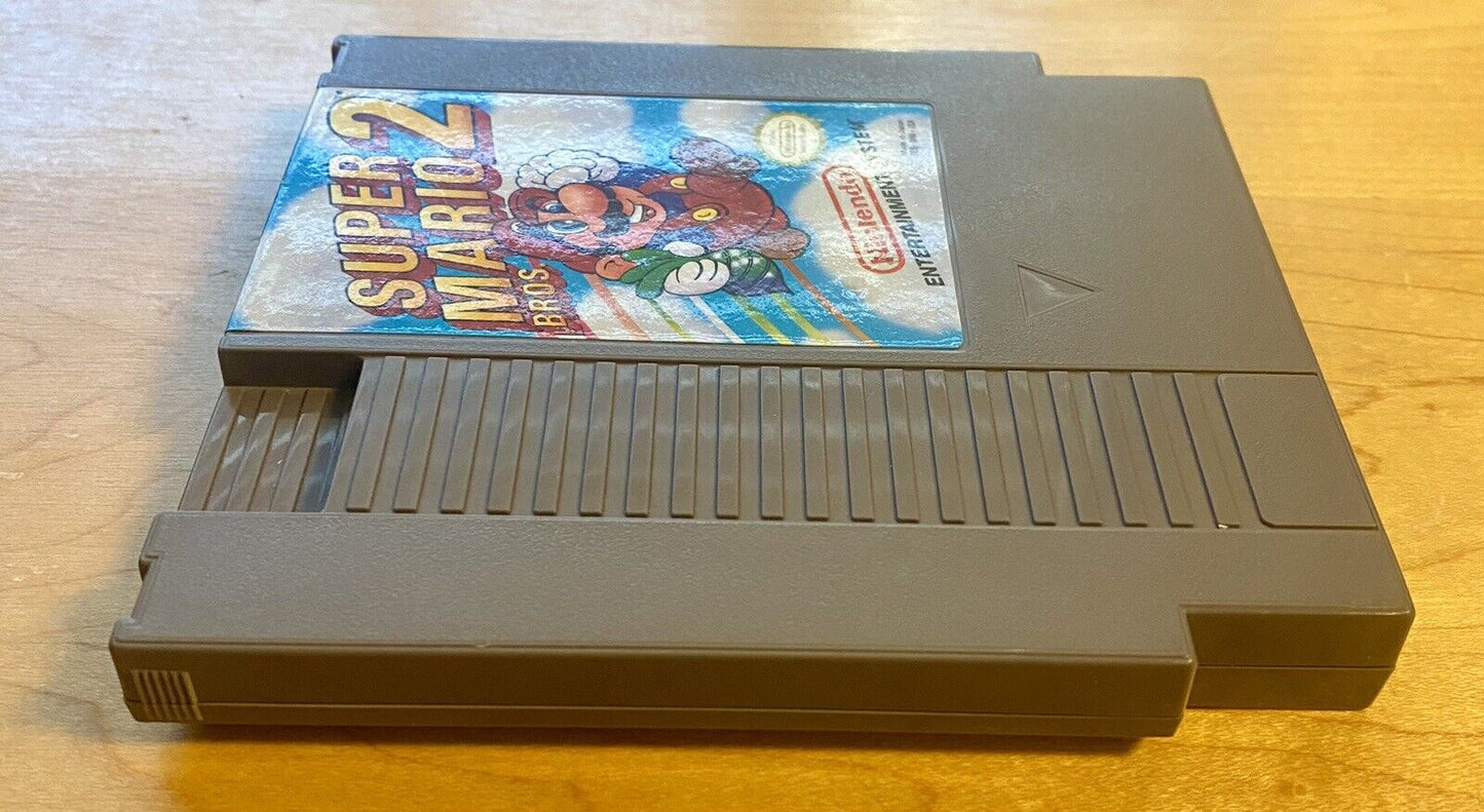 Super Mario Bros. 2 (Nintendo Entertainment System NES, 1988) Authentic & Tested