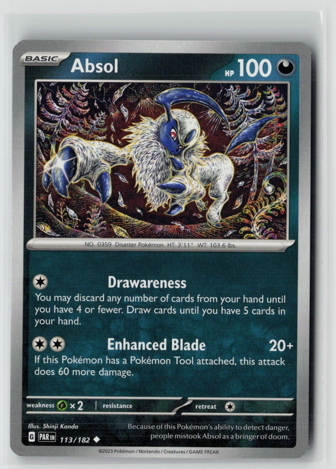 Absol (Paradox Rift 113/182) NM