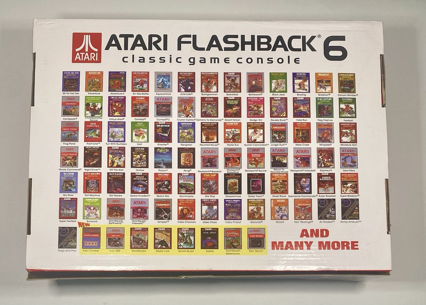 Atari Flashback 6 Classic Game System w/ 100 Built-in Games Read Description