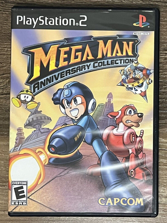 Mega Man Anniversary Collection (Sony PlayStation 2, 2004) Complete