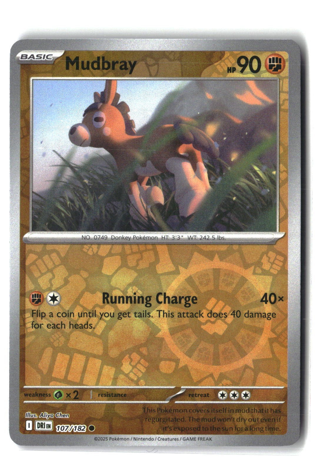 Mudbray Reverse Holofoil NM (Destined Rivals 107/182)