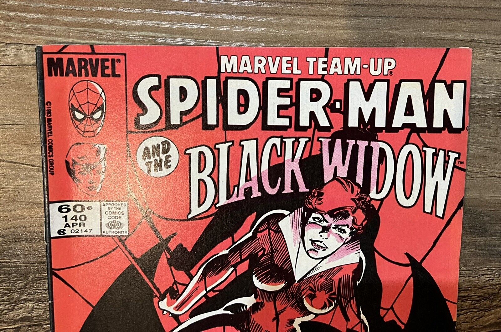 Marvel Team-Up #140: "Where Were You.." Spider-Man & Black Widow, Marvel 1984