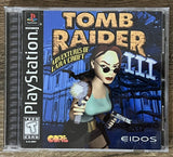 Tomb Raider III 3 Sony PlayStation 1 PS1 Black Label CIB Manual & Reg Card!