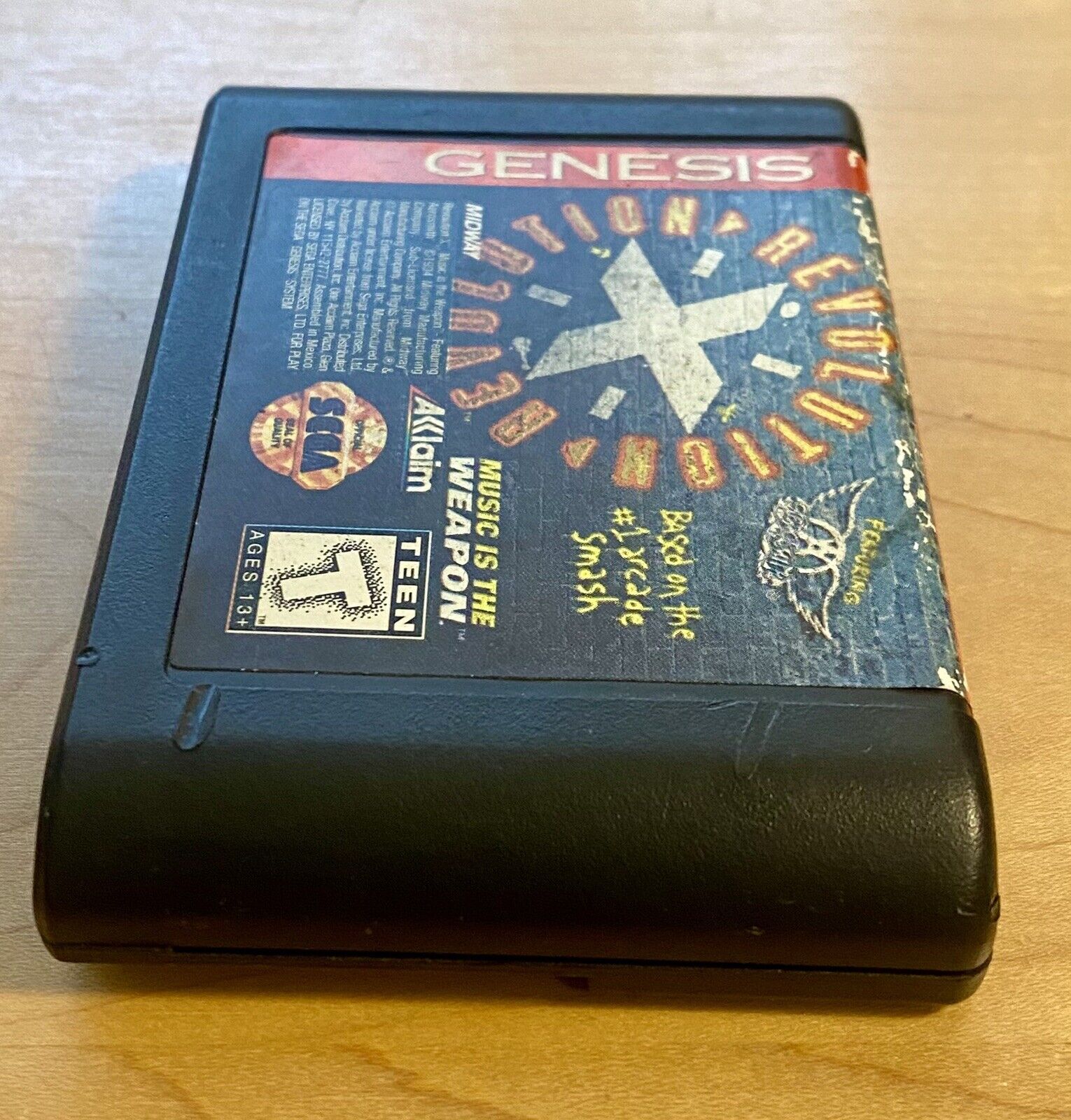 REVOLUTION X (Sega Genesis, 1995) Authentic, Cleaned, & Tested