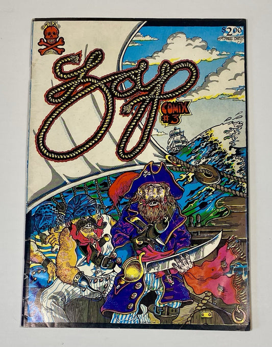 ZAP COMIX #3 R. Crumb 5th Print $2.00 Cover Underground Comic