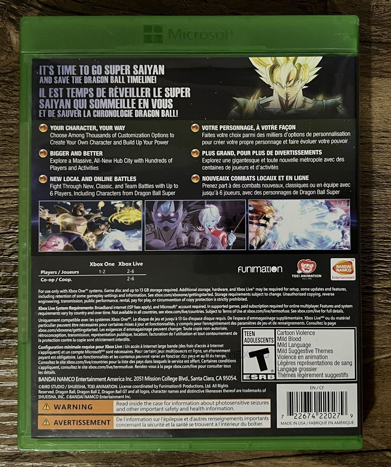 Dragonball Z Xenoverse 2 - Microsoft Xbox One