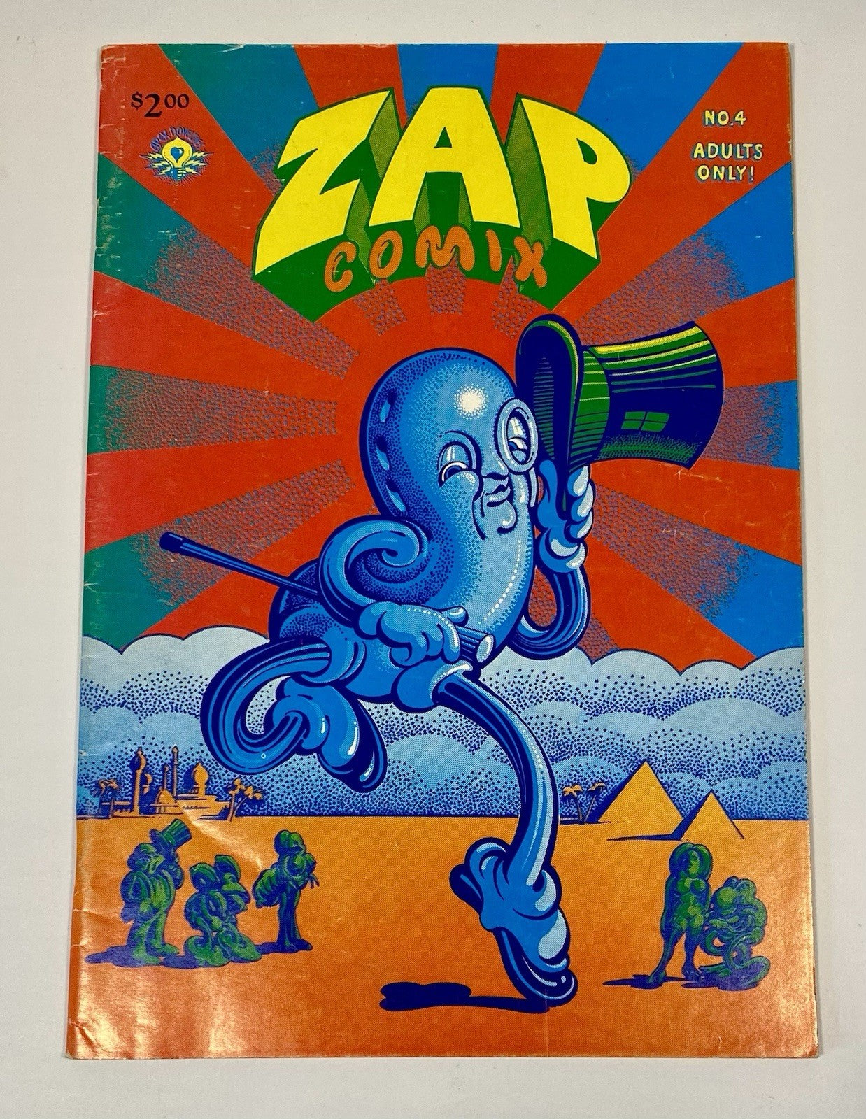 ZAP COMIX #4 (Apex 1969) 6th Print Crumb, Williams, Spain! Underground
