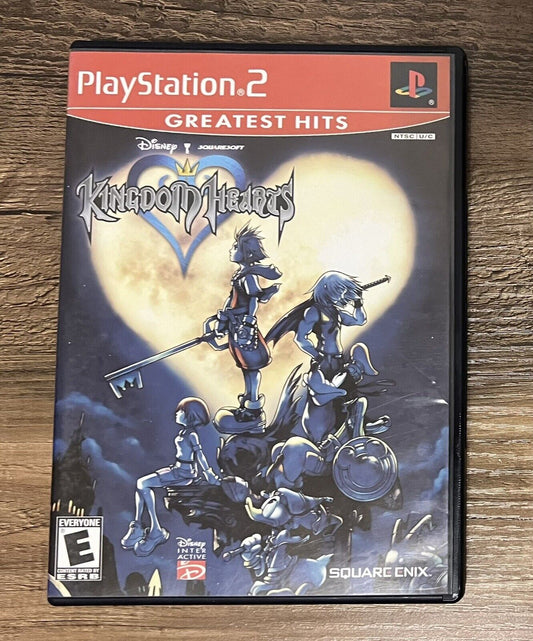 KINGDOM HEARTS   Sony PlayStation 2  PS2 Game ,Case Manual & Reg Card