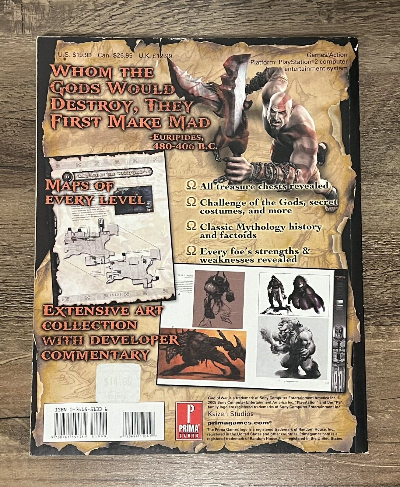 God of War (Prima Official Game Guide) - Paperback Kaizen Media Group