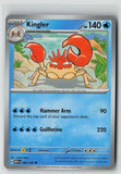 Kingler (SV: Scarlet & Violet 151 099/165) NM