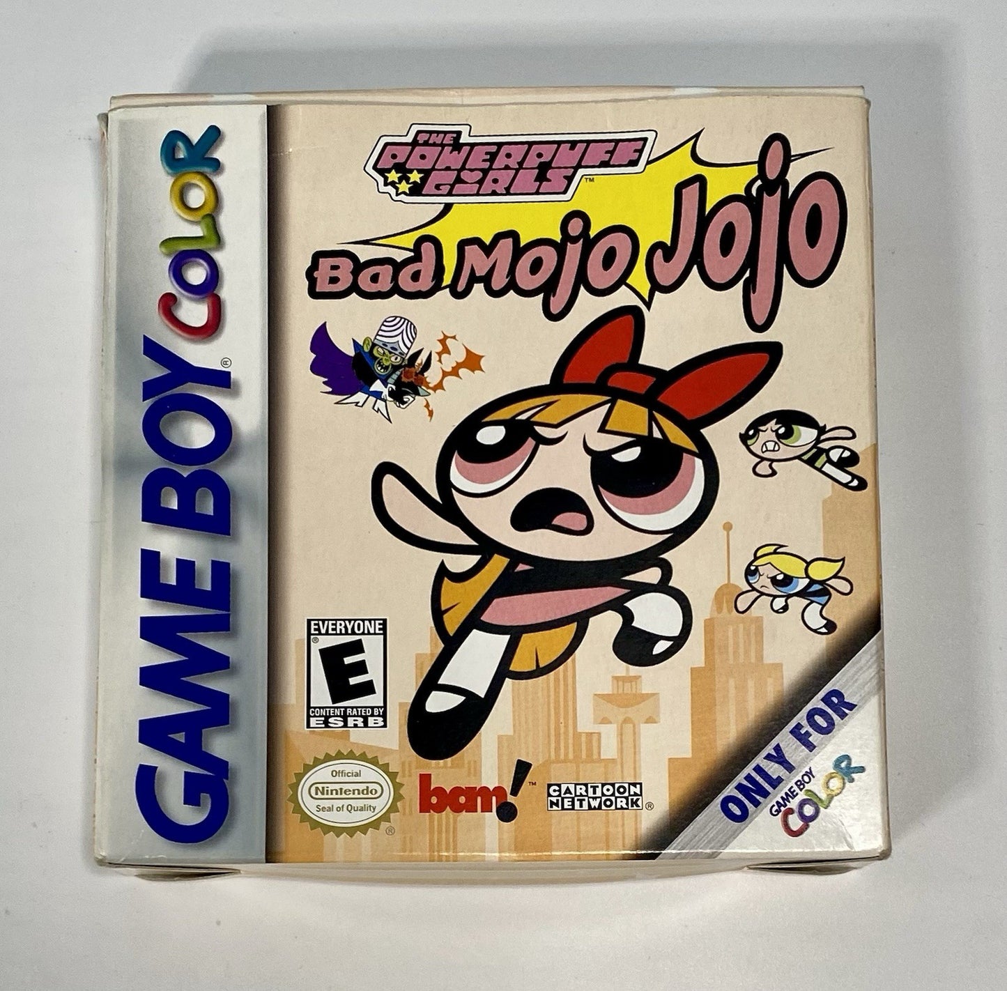 Powerpuff Girls: Bad Mojo Jojo Game Boy Color GBC Complete CIB Box Manual Insert