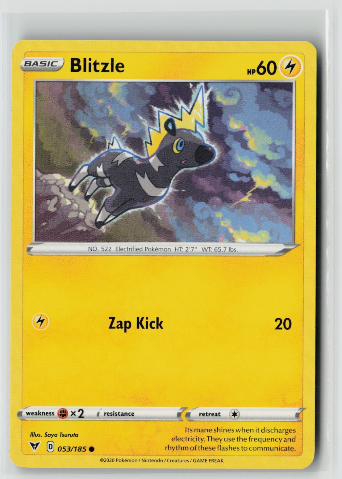 Blitzle (SWSH04: Vivid Voltage 053/185) NM