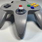 Grey Gray N64 Nintendo 64 Controller OEM w/ 8BitDo Hall Effect Joystick Tested