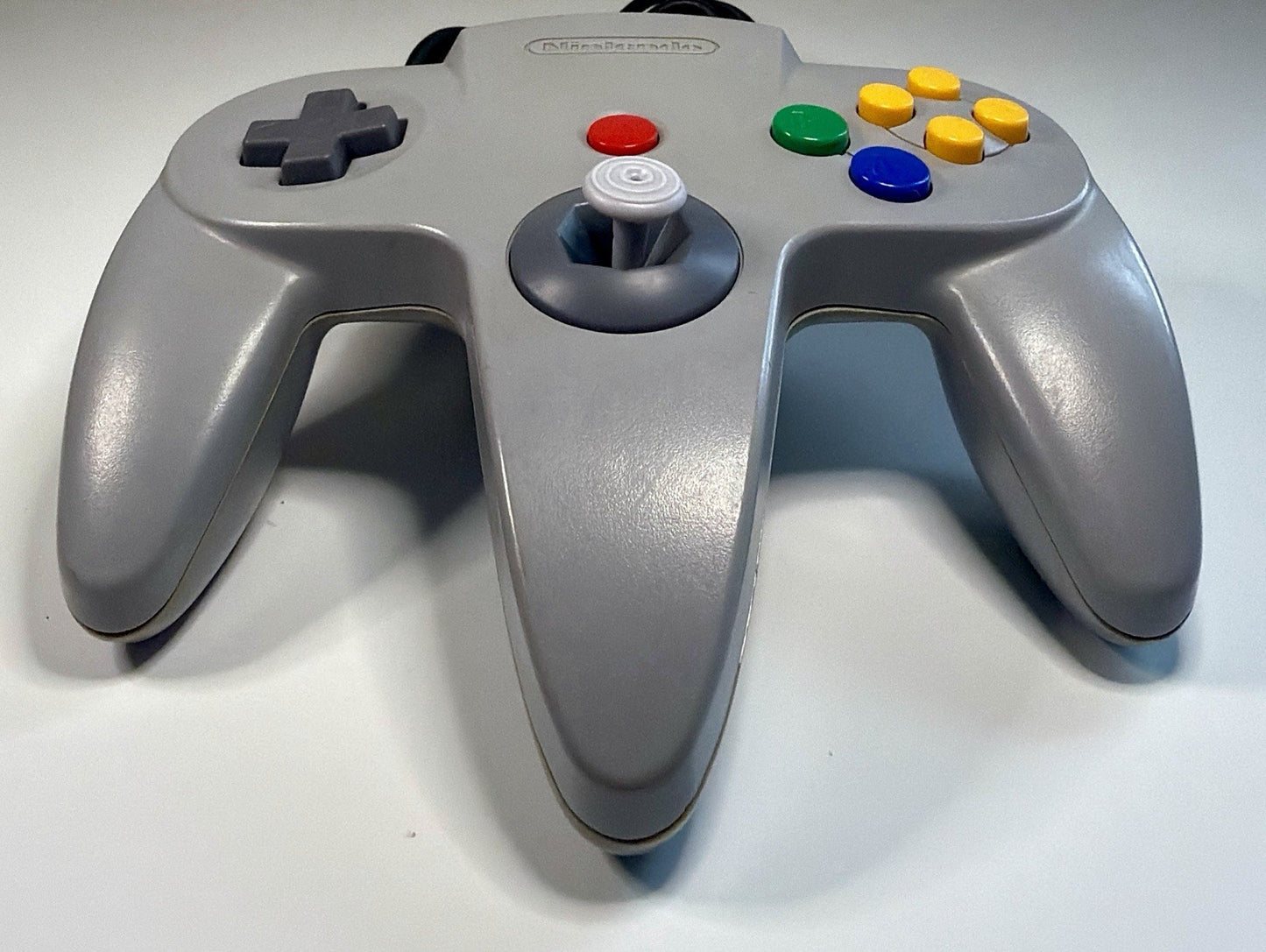 Grey Gray N64 Nintendo 64 Controller OEM w/ 8BitDo Hall Effect Joystick Tested