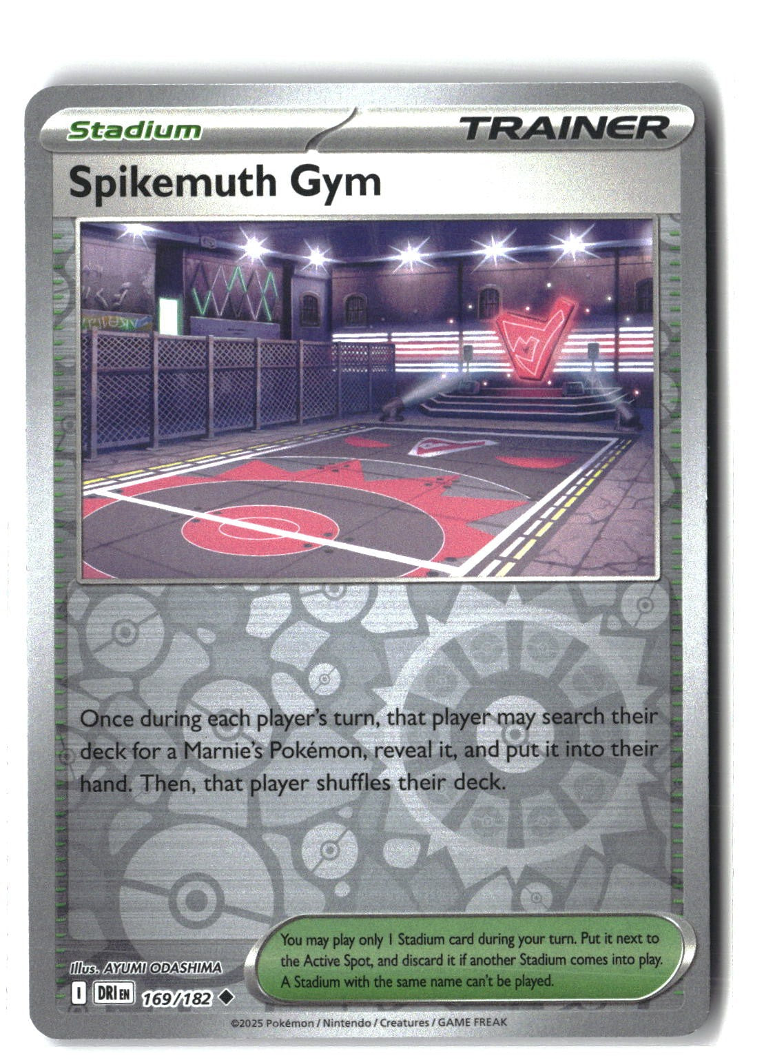 Spikemuth Gym Reverse Holofoil NM (Destined Rivals 169/182)