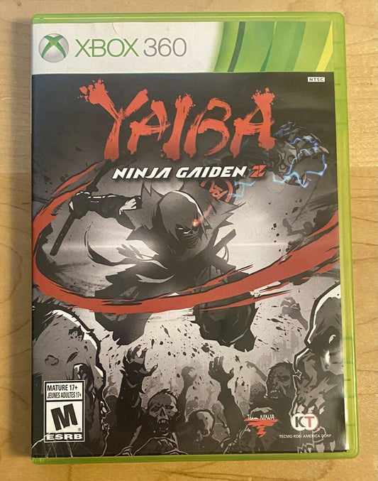 Yaiba: Ninja Gaiden Z (Xbox 360, 2014) CIB w/Manual Comic & Music CD, Tested