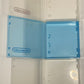 NES Nintendo Hard Clamshell Clear & Blue Plastic Game Cases Original Lot Of 3