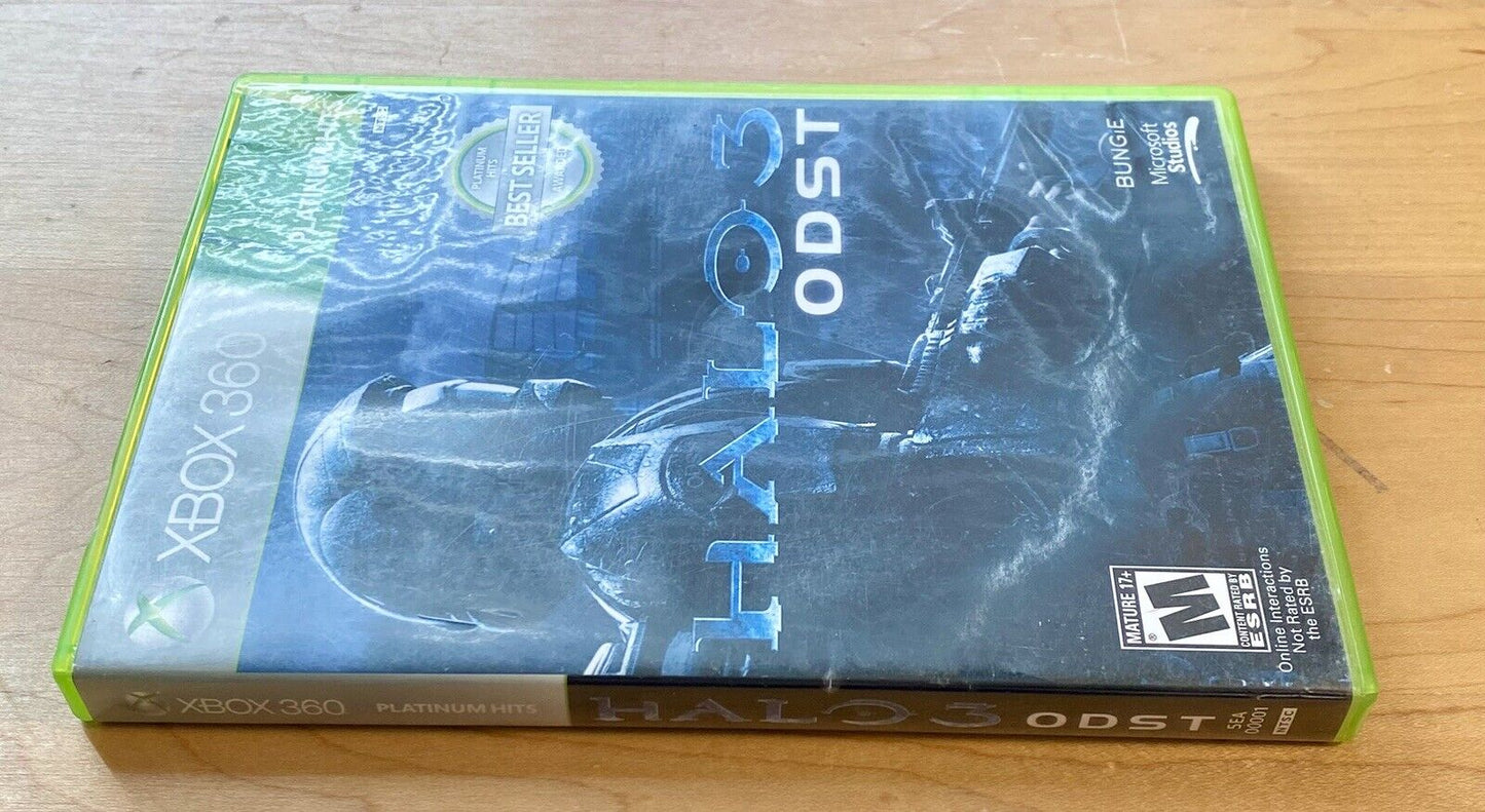 Halo 3 ODST (Microsoft Xbox 360, 2009) CIB  w/ Manual, Authentic & Tested