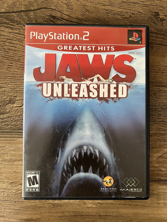 PlayStation 2 PS2 Game Jaws Unleashed CIB Complete In Box 