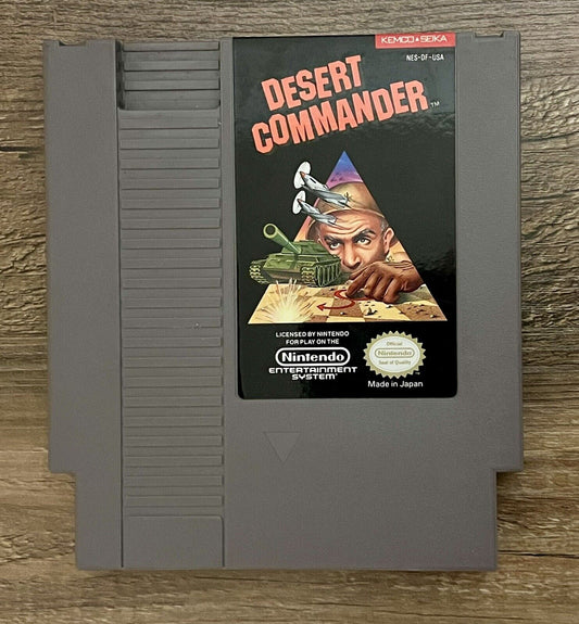 Desert Commander (Nintendo Entertainment System, 1989) Authentic Tested Works!