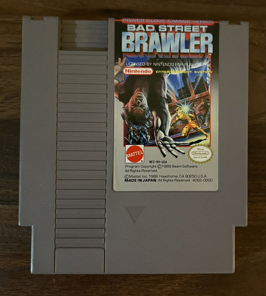 Bad Street Brawler  Video Game For Nintendo(NES) Super Clean! Tested Working!