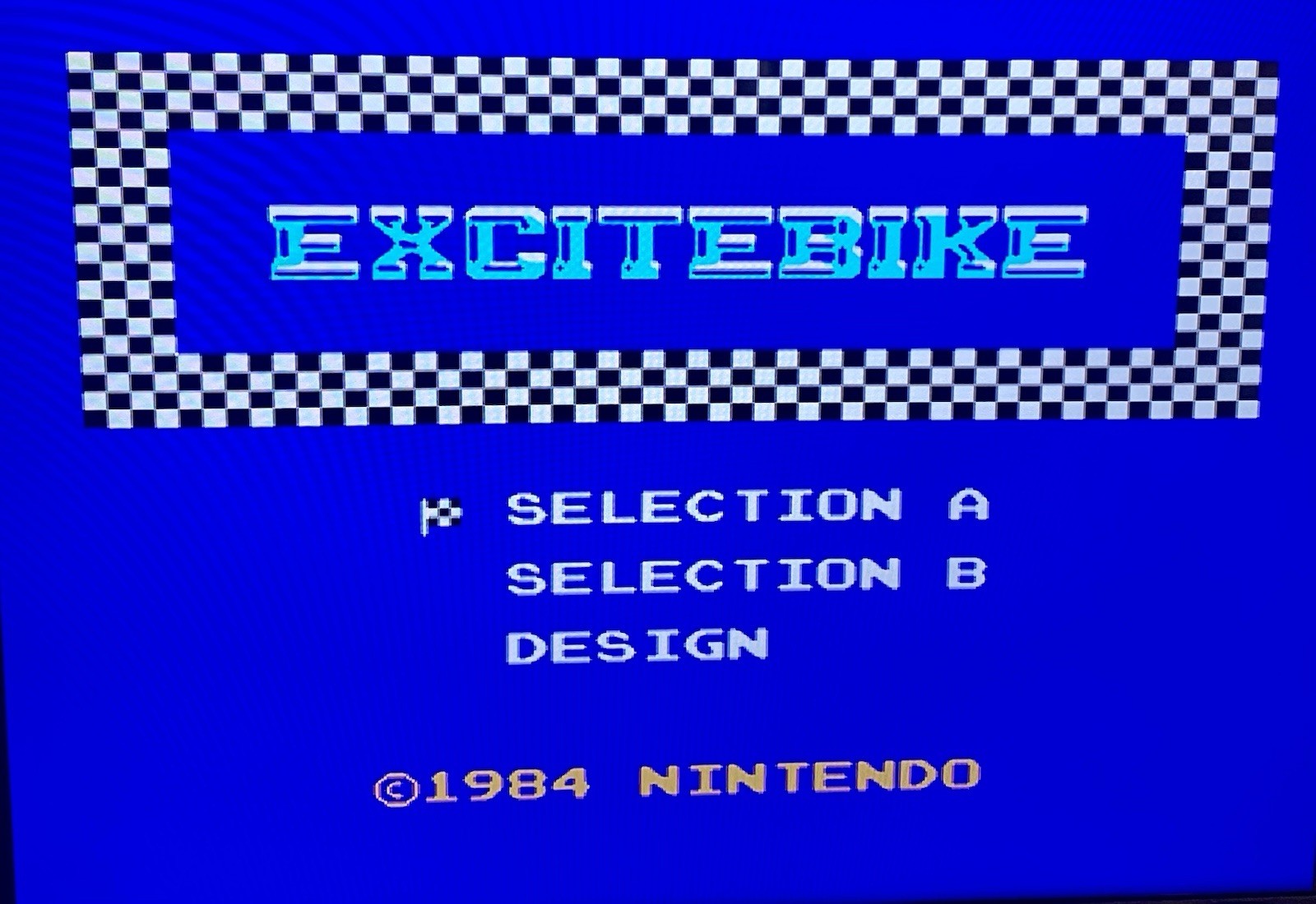 Excitebike (Nintendo Entertainment System, 1985) NES Authentic Tested & Works!