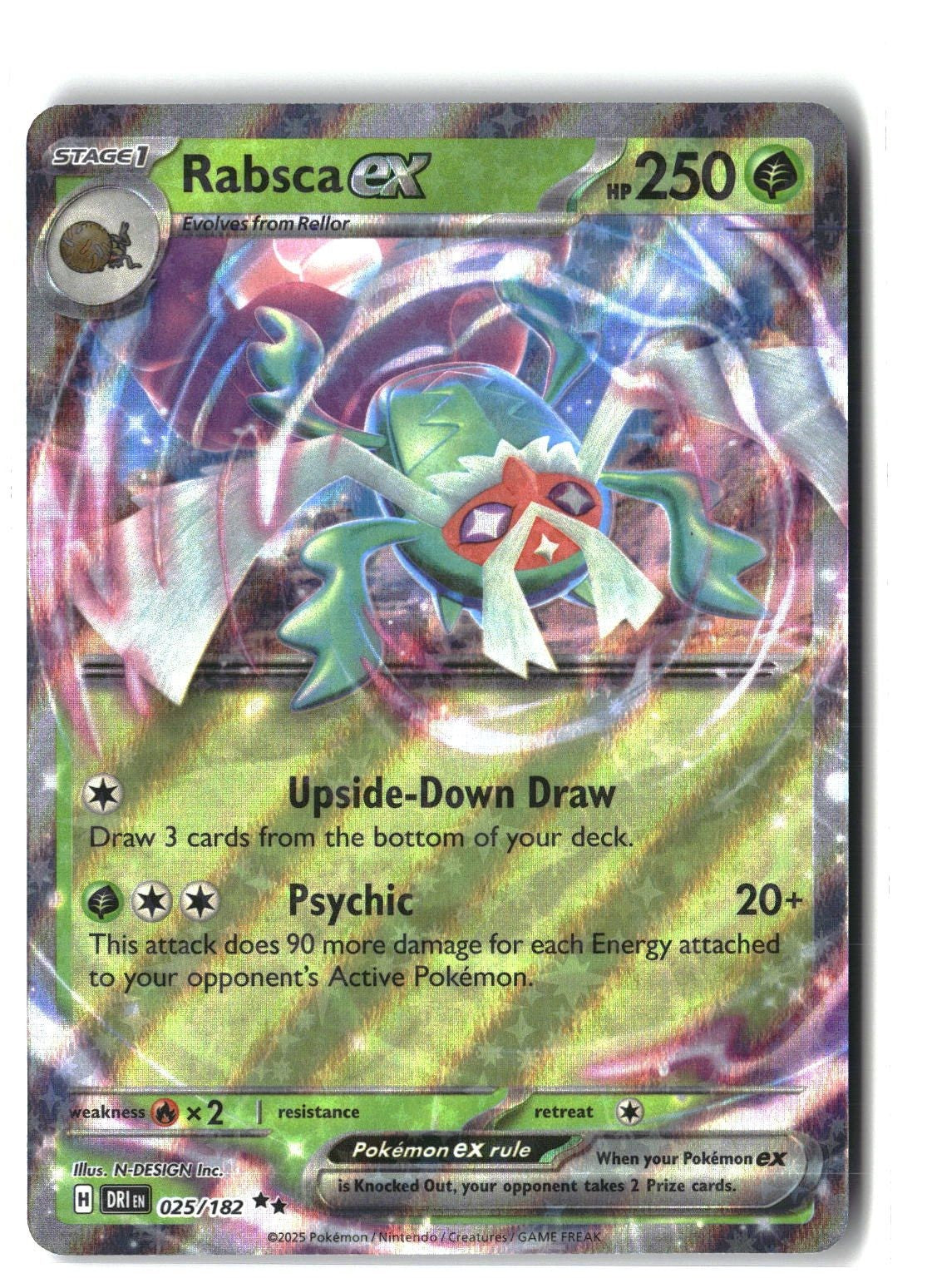 Rabsca ex Holofoil NM (Destined Rivals 025/182)