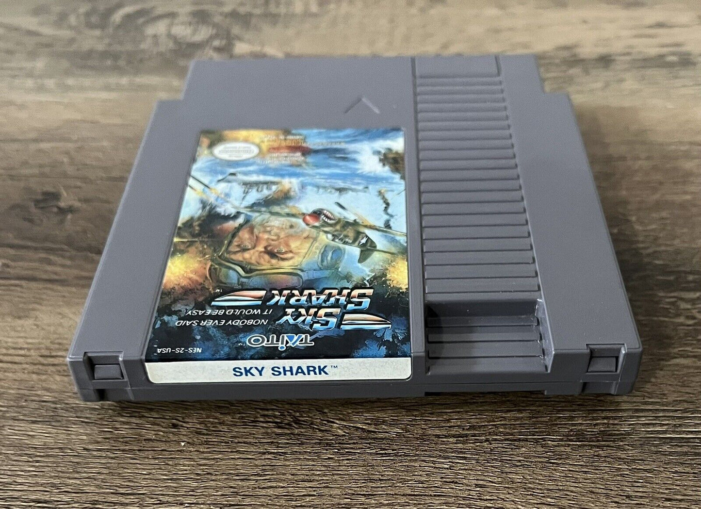 Sky Shark (Nintendo NES, 1989) Tested & Working! Game, Box!