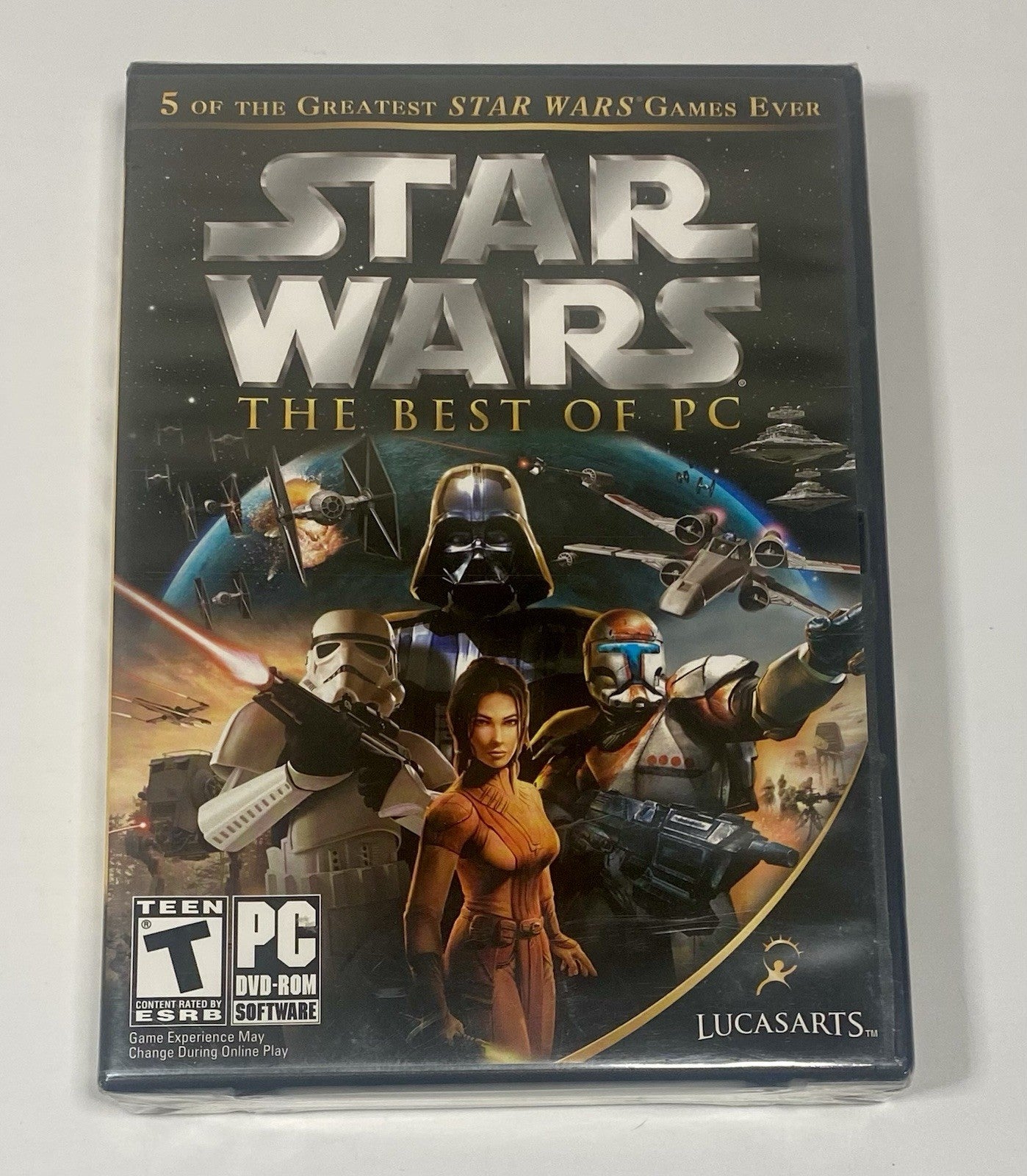 Star Wars: The Best of PC, 5 PC Video Games, Brand New & Factory Sealed