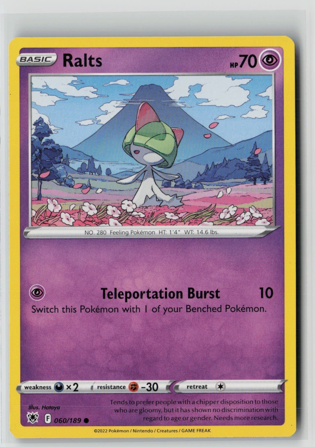 Ralts (SWSH10: Astral Radiance 060/189) NM