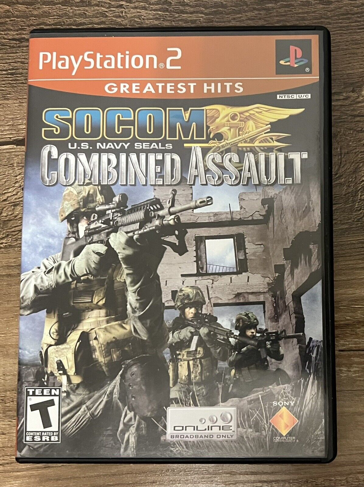 SOCOM: U.S. Navy SEALs Combined Assault PS2 Sony PlayStation 2, 2006 CIB Tested