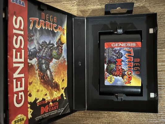 Mega Turrican (Sega Genesis, 1994) Complete CIB Authentic Tested