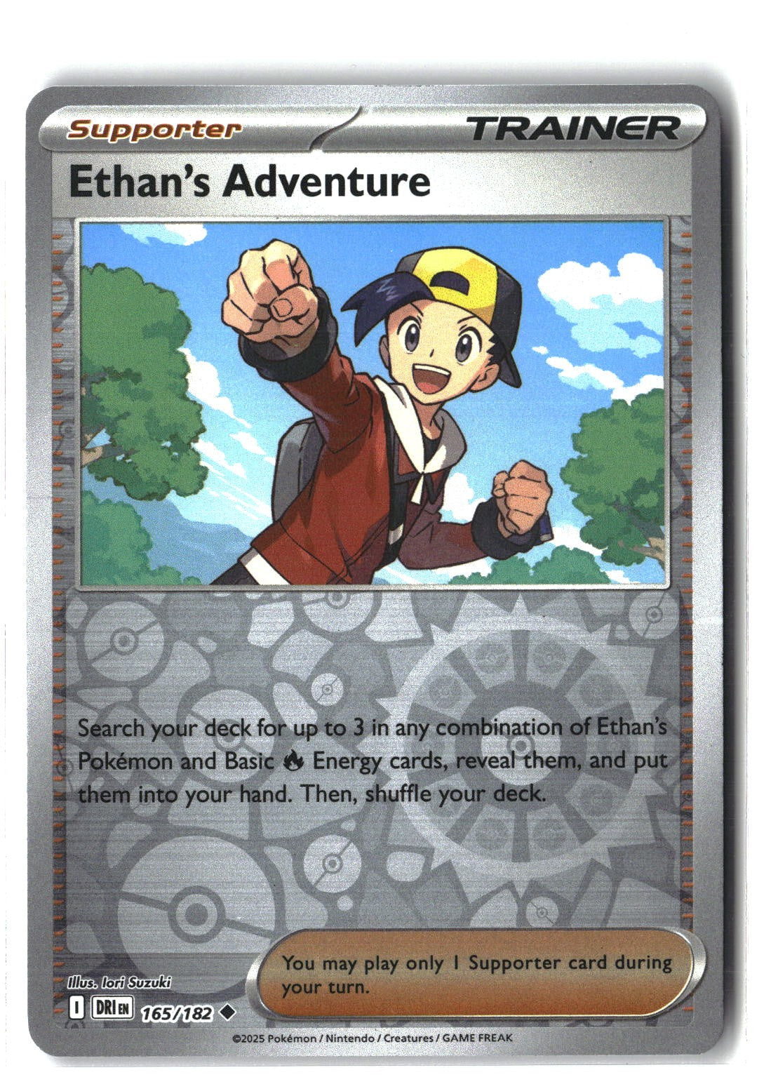 Ethan's Adventure Reverse Holofoil NM (Destined Rivals 165/182)