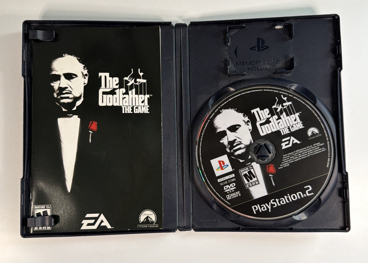 Godfather: The Game (Sony PlayStation 2, 2006) W/ Worn Manual, No Map, Tested