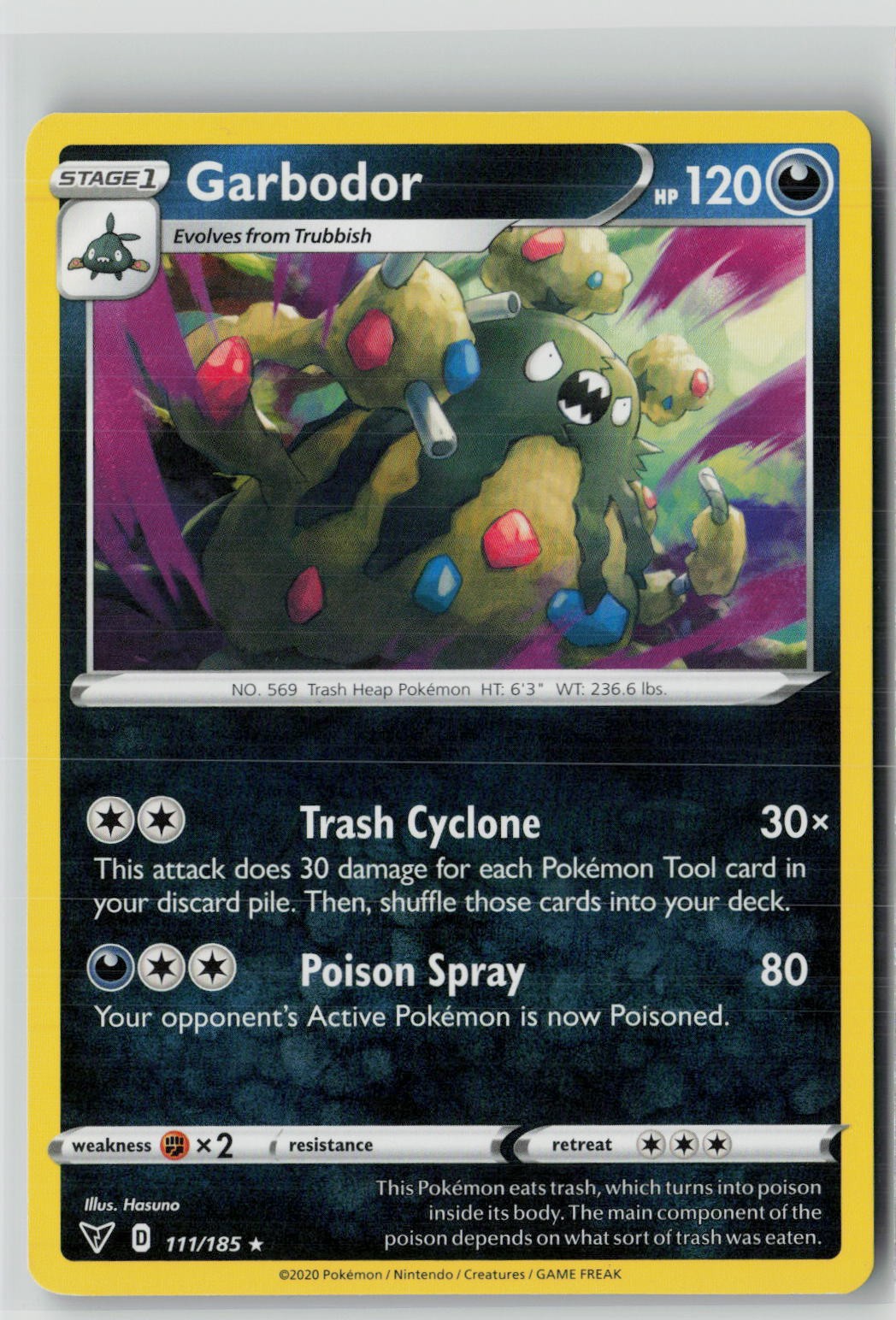 Garbodor (SWSH04: Vivid Voltage 111/185) NM