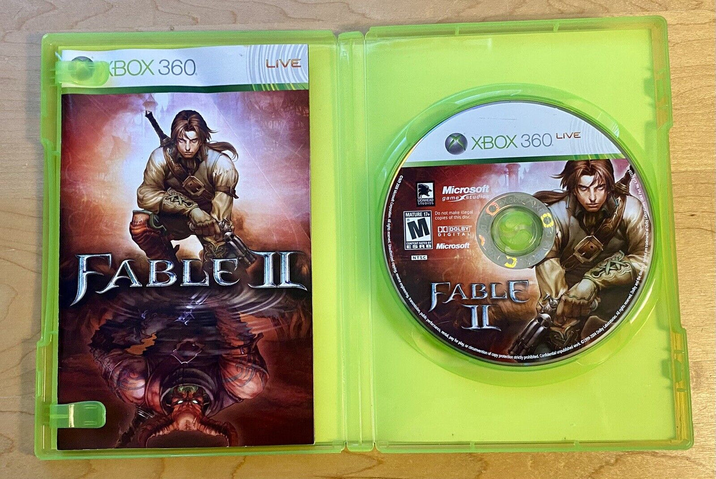 Fable II and Fable III Bundle (Microsoft Xbox 360, 2008, 2010) Both CIB, Tested