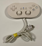 Official Authentic Nintendo Wii Classic Controller White OEM - Tested & Working!