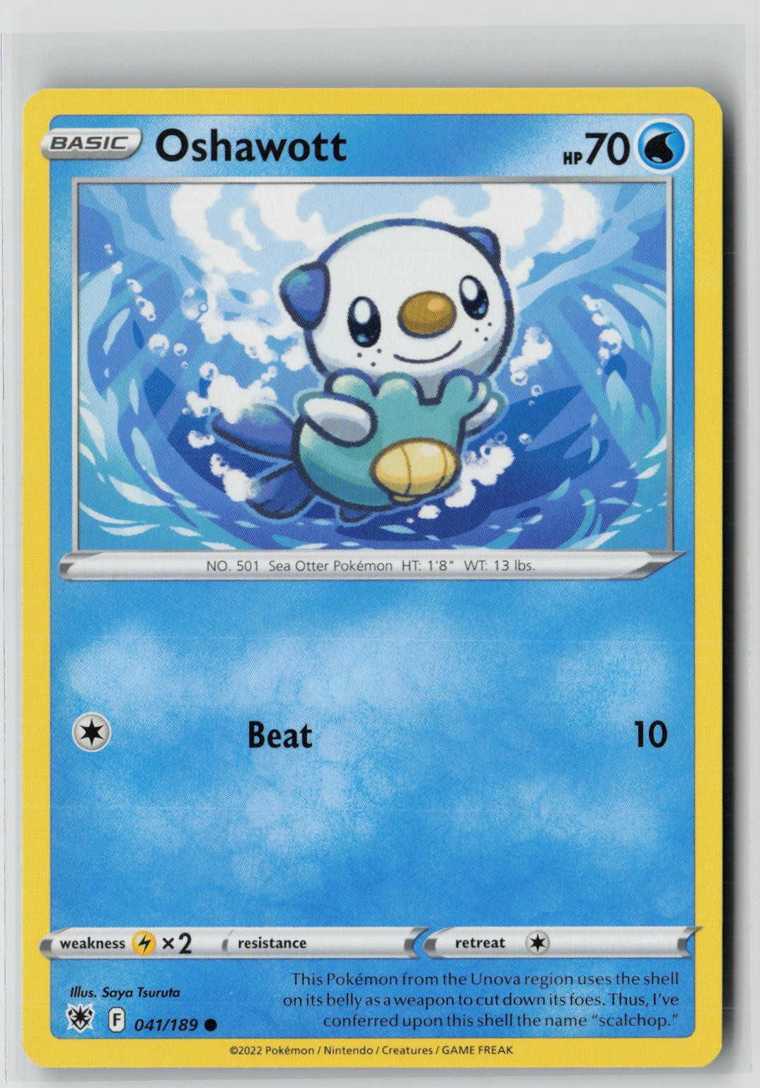 Oshawott (SWSH10: Astral Radiance 041/189) NM