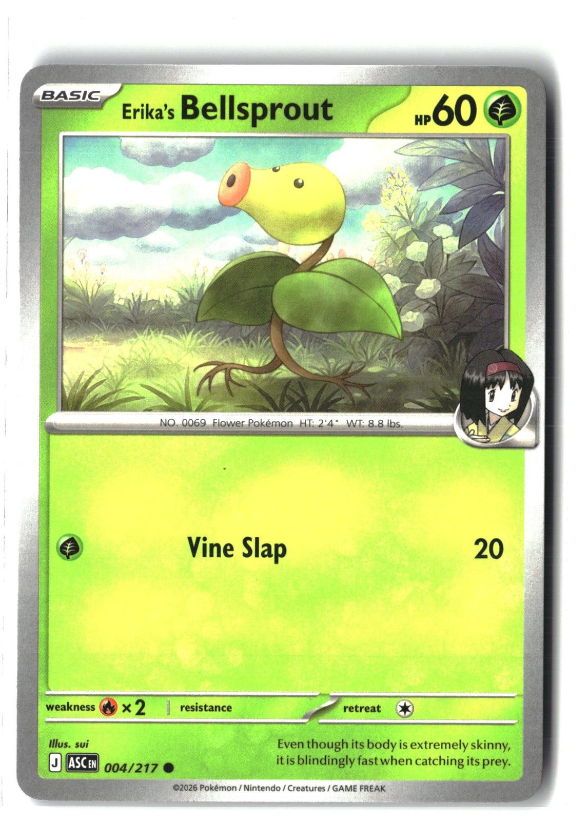 Erika's Bellsprout (ME: Ascended Heroes 004/217) NM