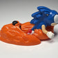 Vintage 1993 Sega Sonic the Hedgehog w/Flame Base Launcher plastic toy WORKS