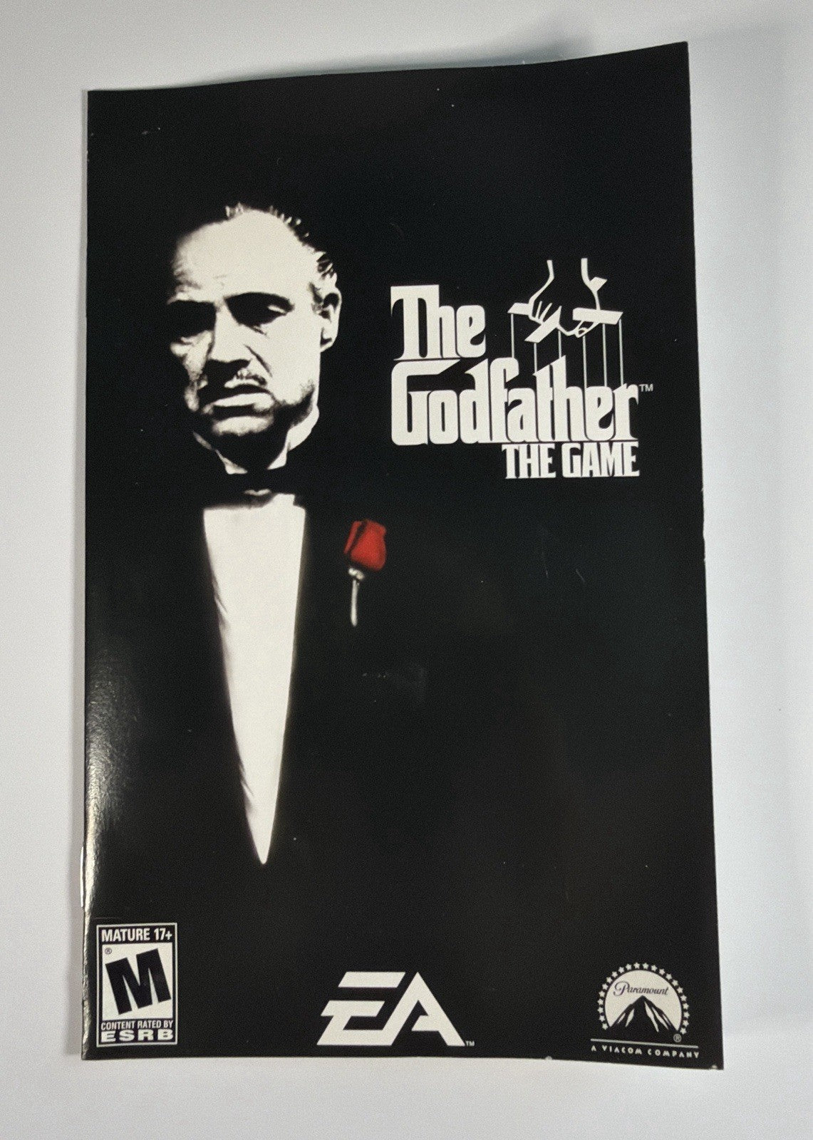 Godfather: The Game (Sony PlayStation 2, 2006) W/ Worn Manual, No Map, Tested