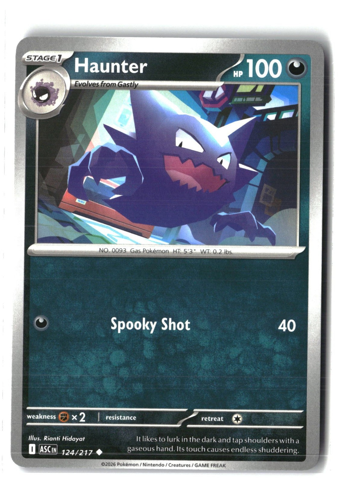 Haunter (ME: Ascended Heroes 124/217) NM