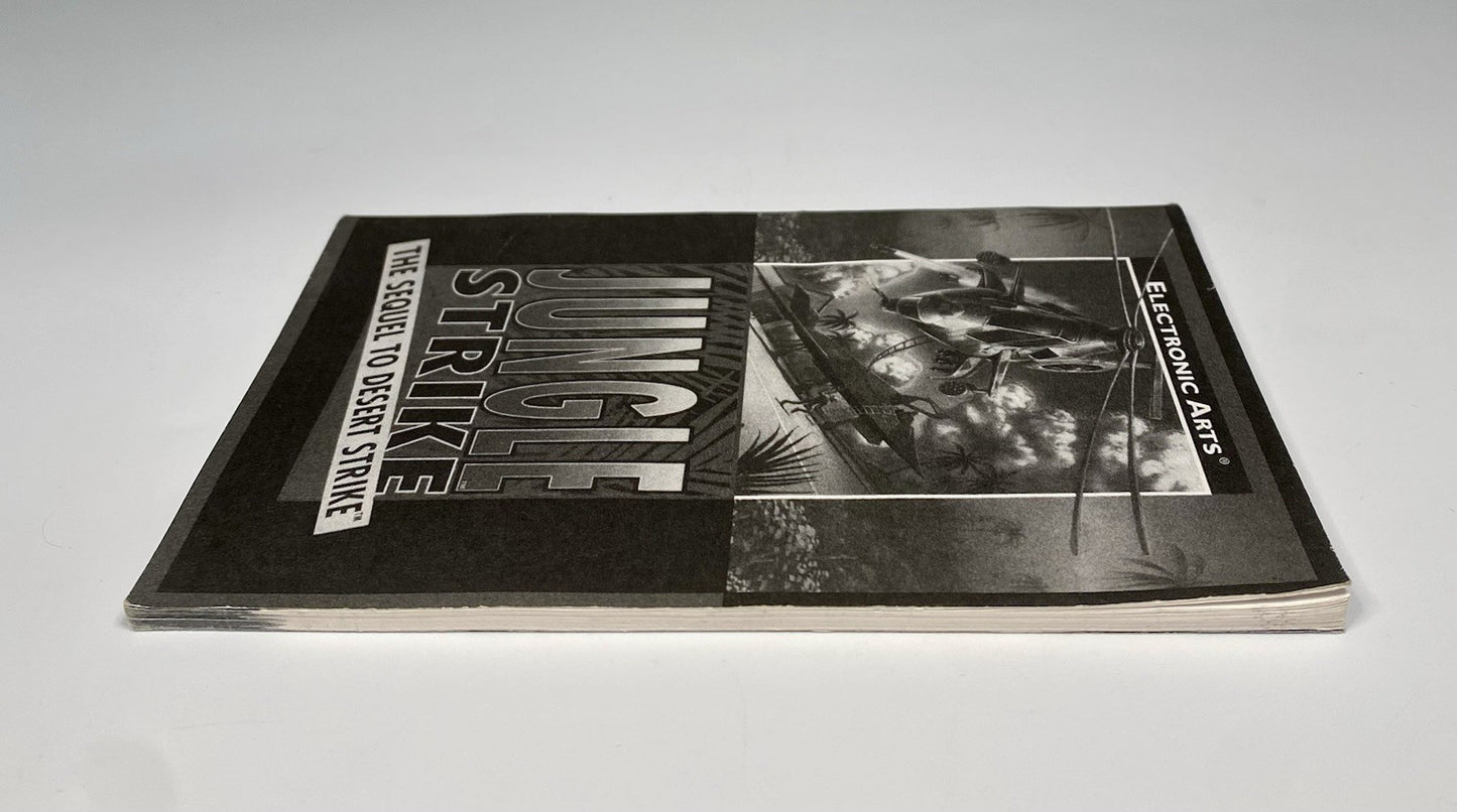 Jungle Strike Sequel to Desert Strike Sega Genesis Instruction Manual Only