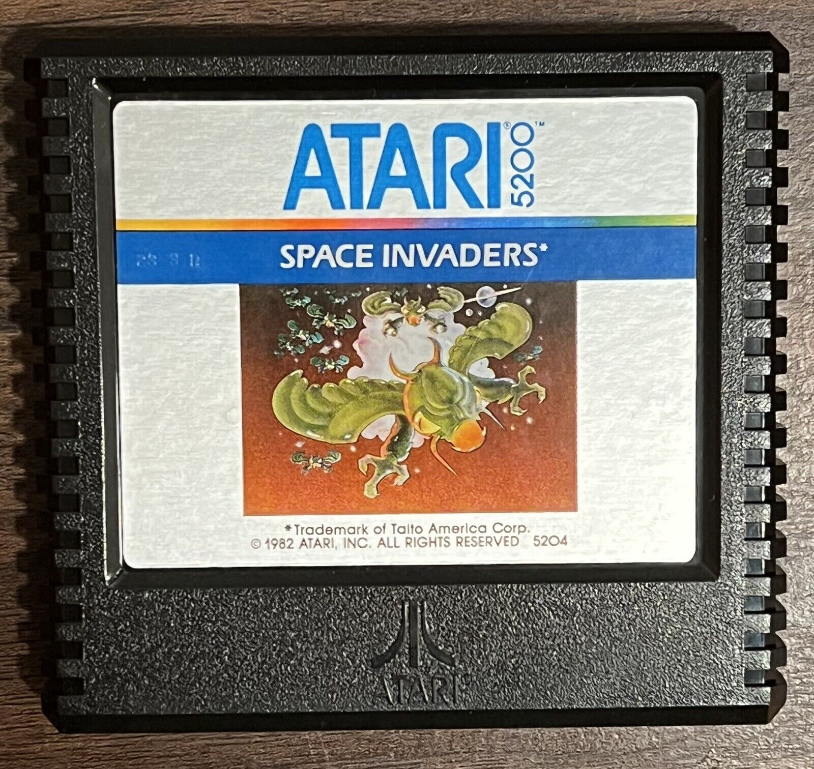 Atari 5200 Space Invaders Cartridge with Manual Tested & Works!
