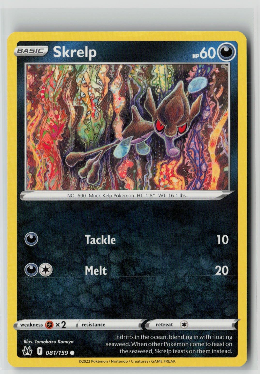 Skrelp (SWSH: Crown Zenith 081/159) NM