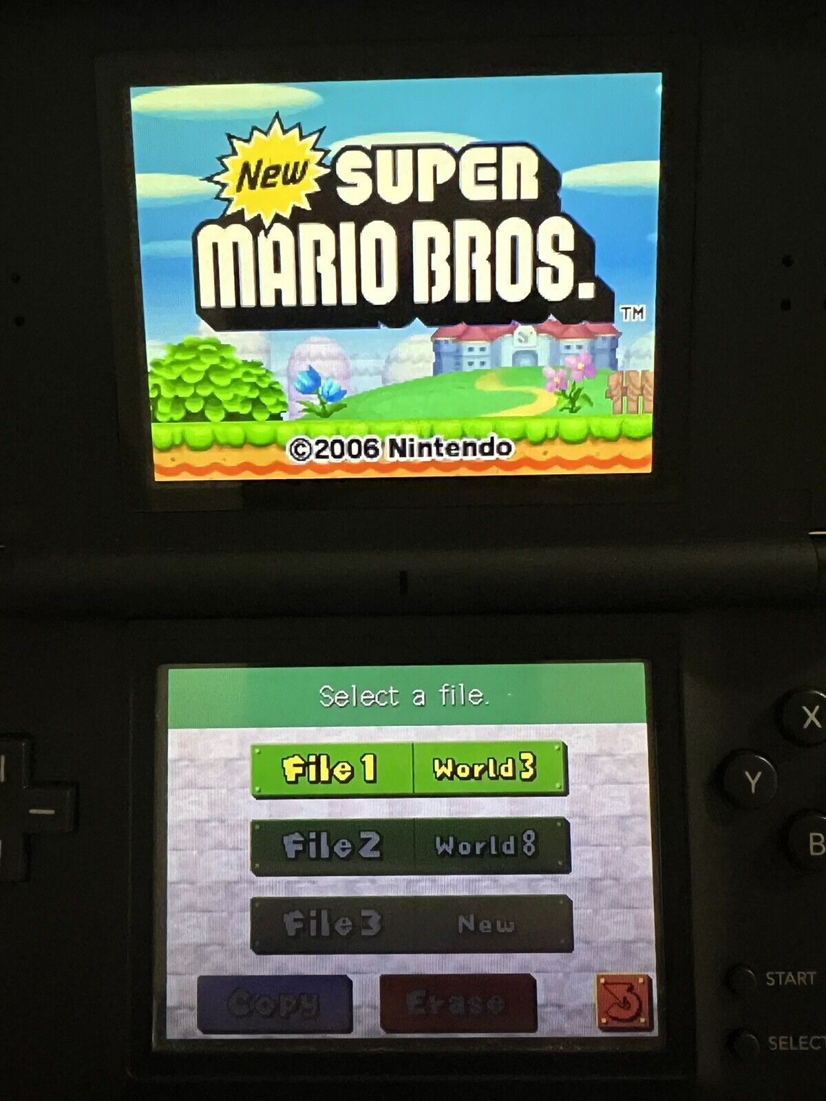 Nintendo 3DS Game - New Super Mario Bros. (Case, Game Cartridge & Manual)