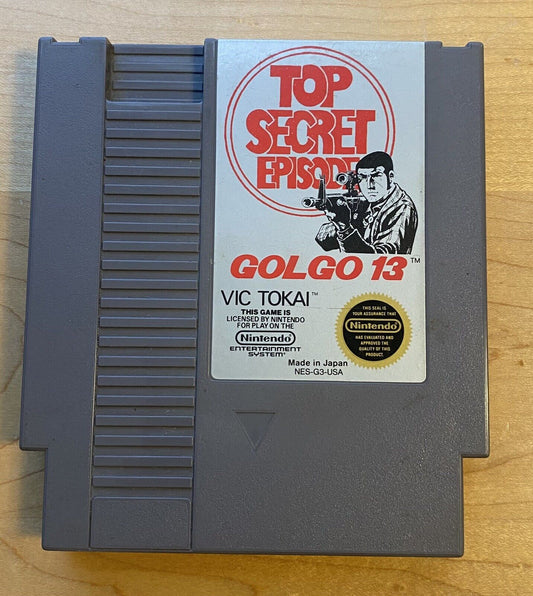 Golgo 13: Top Secret Episode (Nintendo Entertainment System NES, 1988) Tested