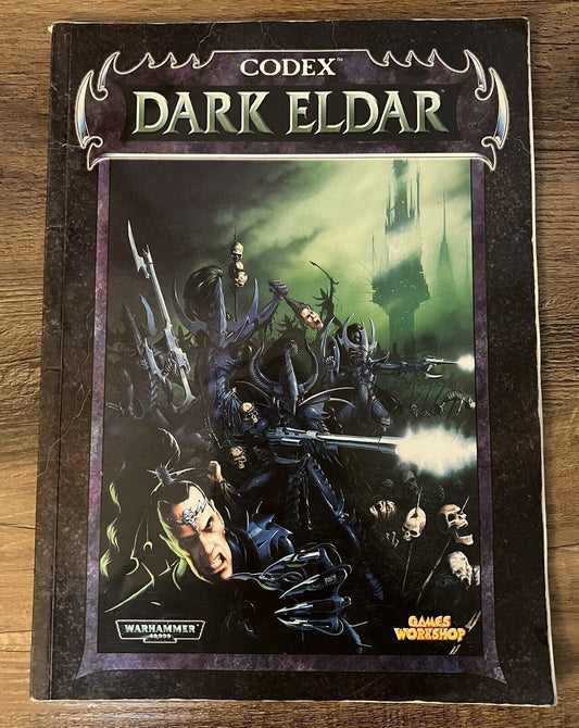 Games Workshop - Warhammer 40,000 (40K) - "DARK ELDAR" Softcover Codex (1998)